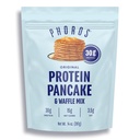Mélange de pancake protéinique et de gaufre protéinique par Phoros Nutrition, 30g de protéines, faible teneur en glucides, haute teneur en protéines, amincissement kéto, protéine de lactosérum, avoine à grains entiers, pancake de blé entier, juste ajouter de l'eau (original)