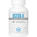 NBI Osteo-K Bone Support: Complexe Vitamine D & K avec supplément de citrate de calcium.45mg Vitamine K2 (MK4) pour la santé et la fonction des os solides.