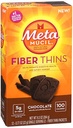 Métamucil Fiber Thins, chocolat, 12 paquets, 9,3 oz - Boîte de 2