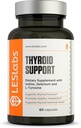 LES Labs Thyroïde Support – Santé métabolique, production d'hormones thyroïdes, énergie et focus – Iodine, L-Tyrosine, Ashwagandha, Sélénium et curcuma – Supplément non OGM – 60 capsules