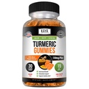 Kaya Naturals Suppléments curcuma Gummies - Curcumine curcuma pur nature - Gingembre curcuma - 30 Gummy de compte - Turcuma avec extrait de poivre noir