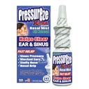 Pressionze Xtra - Natural- Preservative Free - Spray nasal stérile - pour le soulagement de la congestion sévère du sinus - ouvre les canaux d'oreille bloqués, ronflement - 245 sprays, 34 ml (paquet de 1)