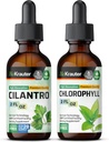 BIO KRAUTER Cilantro Teinture 2 Fl. Oz. et Chlorophylle Teinture 2 Fl. Oz.