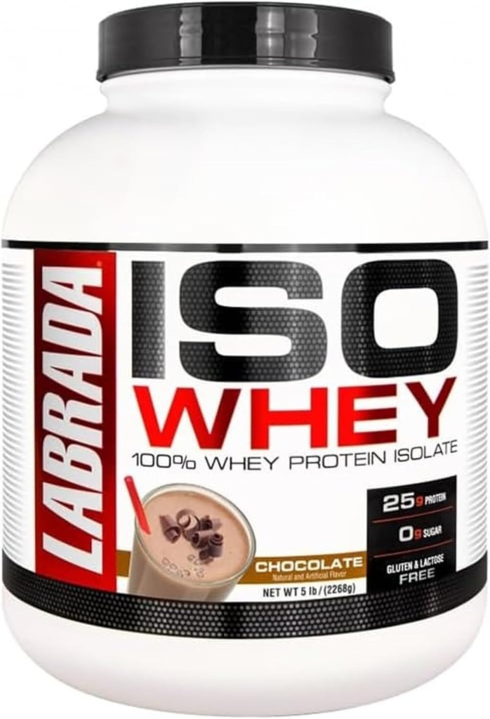 Labrada Nutrition ISO Chocolat de protéines de lactosérum 5 livres