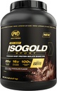 Série PVL Gold - 100 % Whey ISOGOLD Sport - Mélange Isolé de protéines de lactosérum Premium - 5 LB - Triple chocolat