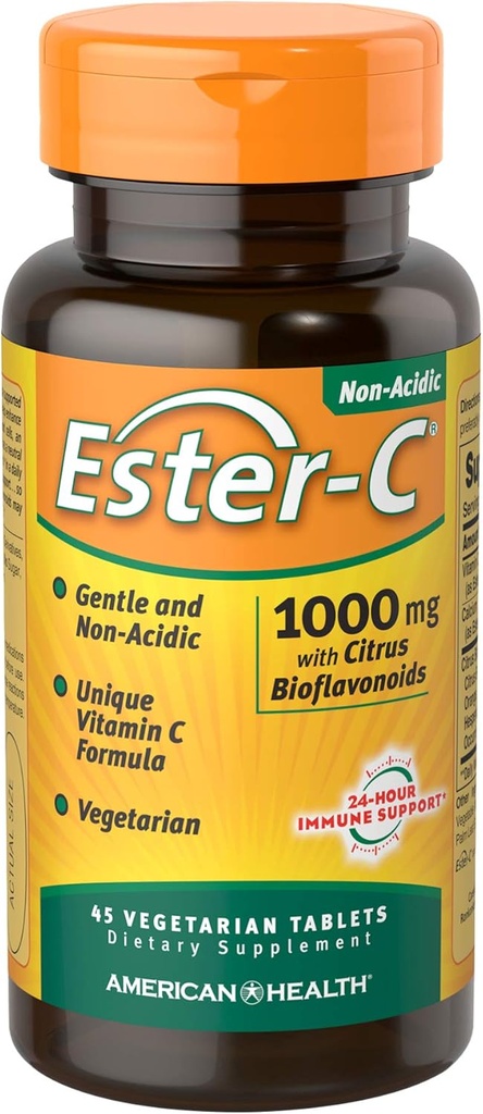 American Health Ester-C with Citrus Bioflavonoids, Tablet, 45 Count