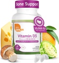 Zahler - Vitamine avancée D3 10 000 UI de softgels (120 comte) Kosher Vitamine amie D pour le soutien immunitaire, os, dents et santé musculaire - Supplément Vitamine quotidien D3 pour les adultes - Avale facile