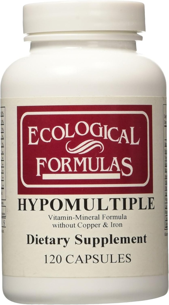 Cardiovascular Research Hypomultiple Vitamin-Mineral Formula Capsules, 120 Count