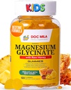 Glycinat de magnésium 100mg pour les enfants et les adultes- Formule pour le coucher, Supplément de sommeil profondément calme - Glicinato de Magnesio