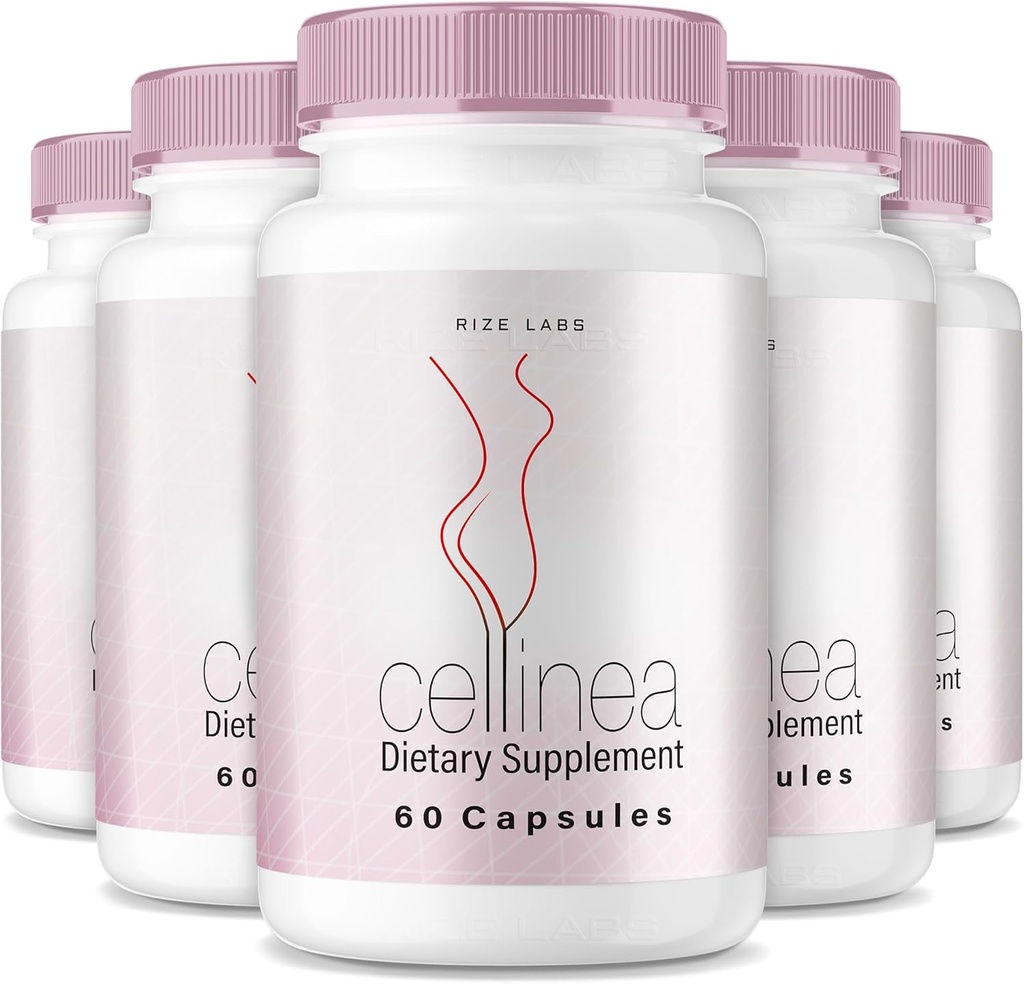 les laboratoires de taille (5 Pack) Cellinea - Pilules de cellinea, Capsules de cellinea pour une peau en santé, Cellinea pour stimuler l'hydratation de la peau, Supplément diététique Cellinea All-Natural,Cellinea Reviews (300 Capsules)