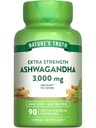 La vérité de la nature Capsules Ashwagandha , 3000mg , 90 Count , Extra Strength , avec Pepper noir , Supplément sans OGM et sans gluten