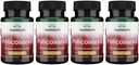Swanson Policosanol - Supplement Helps Support Cardiovascular Health - All Natural Formula Aids Good Heart Health & Function - Helps Maintain Healthy Cholesterol Levels (60 Capsules, 20mg each) 4 Pack