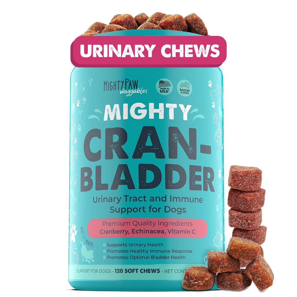 Mighty Paw Waggables Cran-Bladder (Fabriqué aux États-Unis) (Fabriqué aux États-Unis)