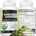 Sea Moss 60 Capsules USDA Certified Organic Irish Sea Moss Capsules with Bladderwrack & Burdock Root – Supplément de soutien immunitaire pour les hommes et les femmes – Vitamines féminines et Vitamines masculines (1 Pack)