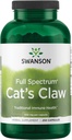 Swanson Full Specturm Cat's Claw - Antioxydant Support - Mouvement et Flexibilité Support 500 mg 250 Capsules