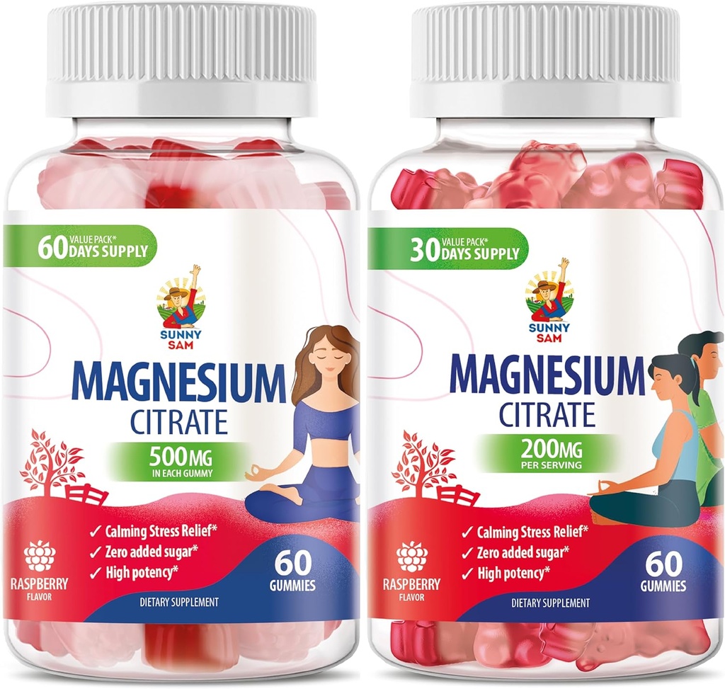Magnésium 200mg & Magnésium 500mg pour les adultes