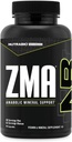 NutraBio ZMA Suppléments pour les hommes et les femmes- Suppléments de magnésium de zinc pour soutenir les niveaux d'hormone -Sleep- Récupération musculaire-Immune Santé 90 Compte