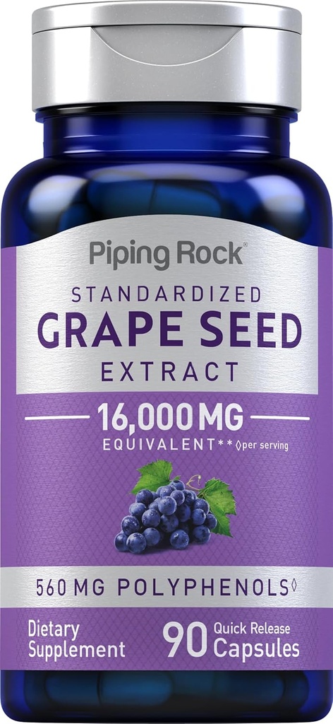 Capsules d'extraits de graines de raisins de roche à pipe de 16,000mg de pommes de terre 90 Pills