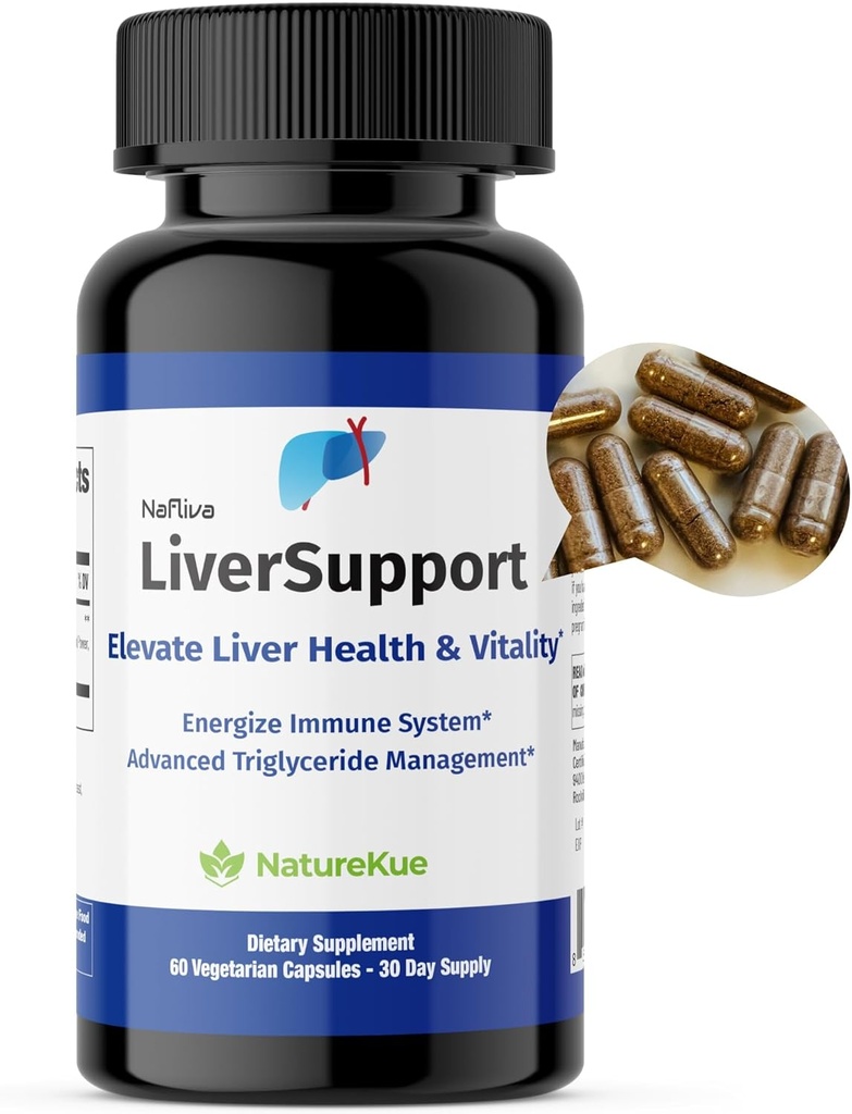 NatureKue LiverSupport – Supplément Santé Avancé avec Thé Deepure et Thistle de Lait