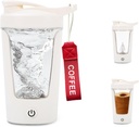 Bouteille de shaker électrique, Protéine Portable, Mixer C, USB C Shaker pour les shakes de protéines lisses, sans BPA, Tritan, 450ml, 16oz, Stir Cup, 500mAh rechargeable