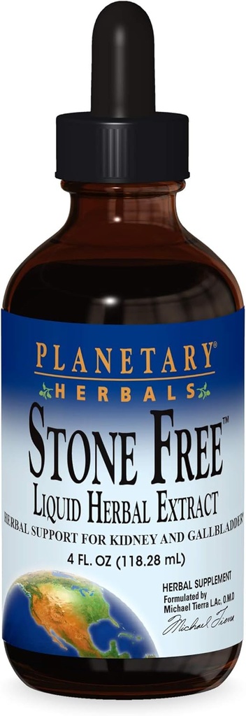 Planetary Herbals: Stone Free 4 oz. Liquid