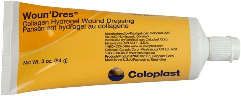 Woun'Dres Collagen Hydrogel Tube 3 oz QTY: 1 par COLOPLAST CORPORATION