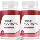 IDEAL PERFORMANCE (2 Pack) Cognigence Focus Nootropic Memory Booster Supplement Pills (120 Capsules)