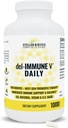 Del-Immune V® Daily by Stellar Biotics, All-Natural Immmune Support & Gut Health, Soins immédiats, Métabiotique: NextGen Probiotic Therapy (1000 capsules)