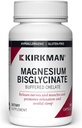 Kirkman - Magnésium bisglycinate buffered Chelate - 180 capsules - Relaxe Nerves & Muscles - favorise le sommeil reposant - hypoallergénique