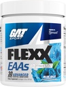GAT SPORT Flexx EAA + Hydratation, Acides Amino essentiels avancés, 30 portions (Razz bleu)