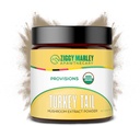 Ziggy Marley's USDA Bio Turkey Tail Mushroom Poudre pour chiens et chats – Soutien Immunité et digestion – Extrait de corps fruitier, 90 grammes