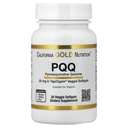California Gold Nutrition PQQ, 20 mg, 30 légumes softgels