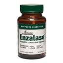 Master Supplements Enzalase - 50 Capsules - Enzymes compatibles Probiotiques - Fournit un boost digestif + du gaz et du dégel - Sans gluten - 50 portions