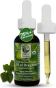 Centre du Paradis Huile de Méditerranée sauvage d'Origan avec 75%+ Carvacrol (1 fl oz) Huile d'Origan certifiée gouttes organiques dans l'huile d'olive vierge extra pour immune* & Respiratoire* support, environ 450 portions