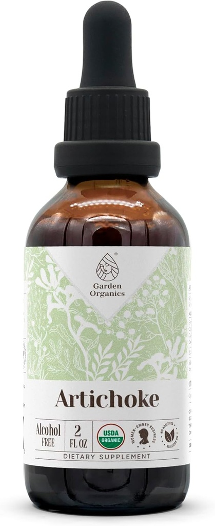 Artichaut extrait bio sans alcool USDA supplément diététique, teinture haute-potence
