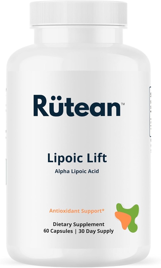 Acide alpha lipoïque - Lift lipoïque - pour le soutien du foie, la santé Nerve et la santé cardiovasculaire - Acide alpha lipoïque Premium - 60 Capsules - Sans gluten, capsules végétariennes, sans soja et sans OGM