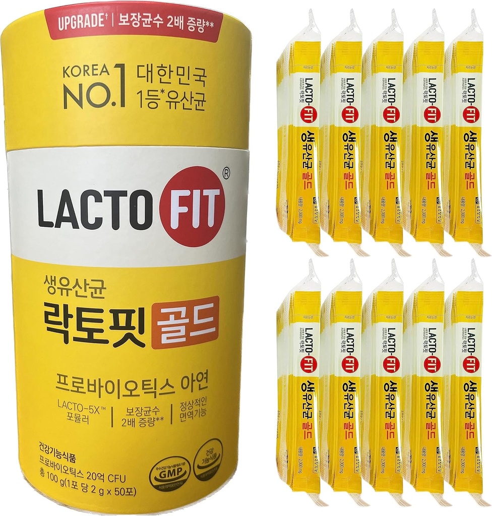 [Chong Kun Dang] Lacto-Fit ProBiotics Gold (1 Pack), 3,53 oz