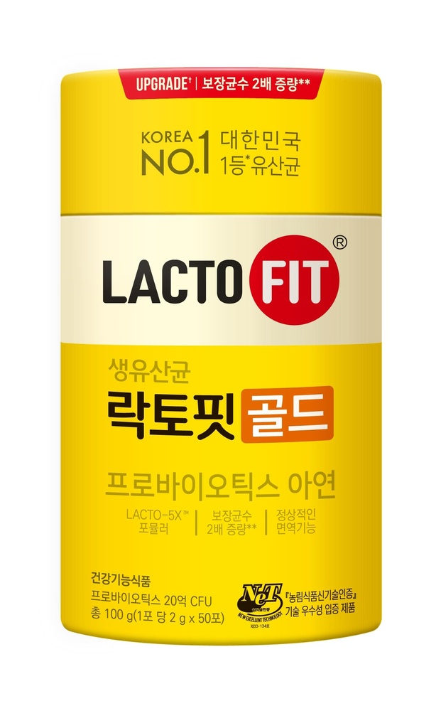 [Chong Kun Dang] Lacto-Fit ProBiotics Gold (1 Pack), 3,53 oz