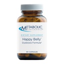 Maintenance métabolique Happy Belly - Gut, GI + Detox Support avec l'acide caprylique, noix noires, feuille d'olive + supplément de baies - Aide à maintenir la santé normale digestive + équilibre (90 capsules)