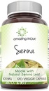 Amazing India Senna (Made with Natural Senna) 500 Mg per Serving 120 Veggie Capsules Supplement | Non-GMO | Glute-Free