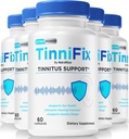 (5 Pack) Capsules Tinnifix - Formule avancée de soutien auditif, pilules Tinnifix pour maintenir l'ouïe en bonne santé, tout le Tinnifix naturel pour la santé de l'oreille complète, examen officiel Tinni Fix (300 Capsules)