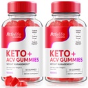 NutraRize (Pack of 2 ActivLife Keto + Gommies ACV pour la perte de poids avancée, Formule avancée, Commentaires (120 Gommies)