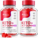NutraRize (Pack of 2 ActivLife Keto + Gommies ACV pour la perte de poids avancée, Formule avancée, Commentaires (120 Gommies)