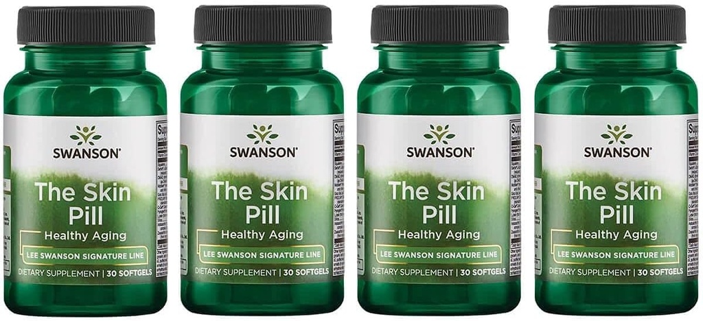 Swanson Signature Line La Pilule Peau 30 Softgels (4 Pack)