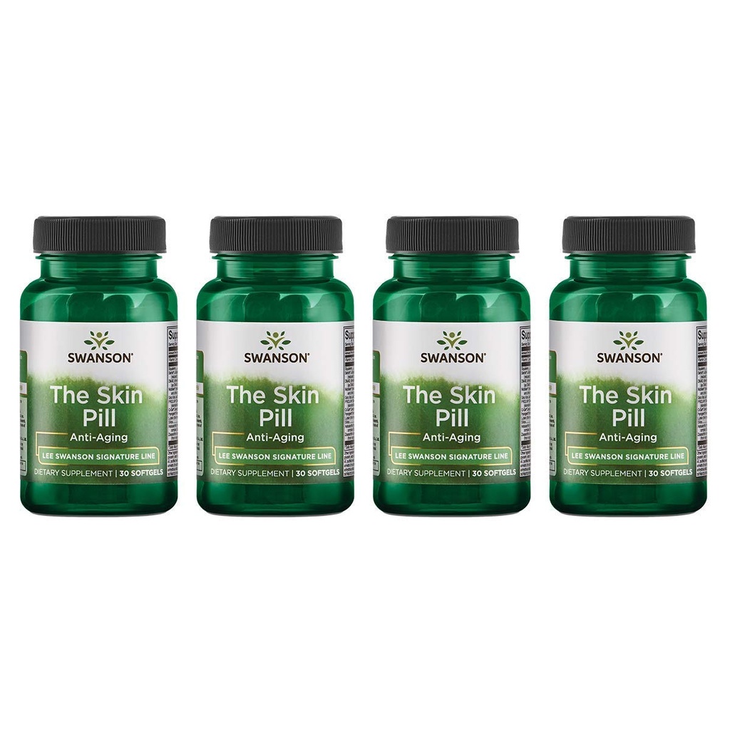 Swanson Signature Line La Pilule Peau 30 Softgels (4 Pack)