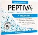 Supplément enzymatique digestif Peptiva + ProDigest - Aide à la congélation, au gaz, à la constipation - 15 Compte