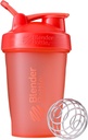 Bouteilles de mélange Classic Shaker Bouteille parfaite pour les shakes protéiques et préentraînement, 20-Ounce, Corail
