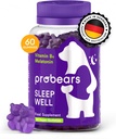 Probears® Melatonin & B6 Gummies for Kids & Adult - Sleep Natural Melatonin & B6 Vitamin for All Genders Sleep - Gluten-Free, Gelatin-Free, Halal - 60 Count