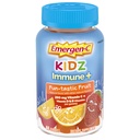 Emergen-C Kidz Vitamine C Immune Soutien Gummies Fun-Tastic Fruit 44CT comprend le zinc, le manganèse, les vitamines B et la vitamine D pour les essentiels de retour à l'école