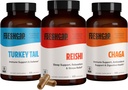 FreshCap Immune Defenders Bundle (Reishi, Turquie Tail, Chaga) Capsules